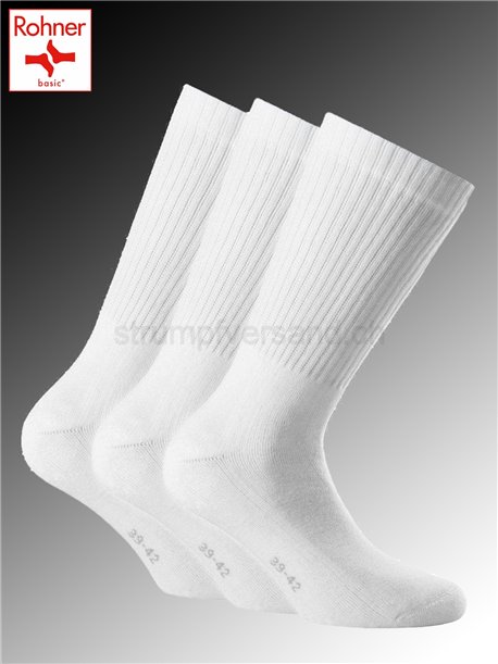 Basic SPORT calzini Rohner - 008 bianco