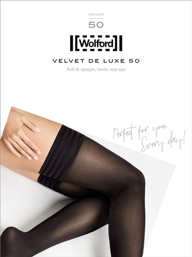 calze autoreggenti Wolford - VELVET DE LUXE 50