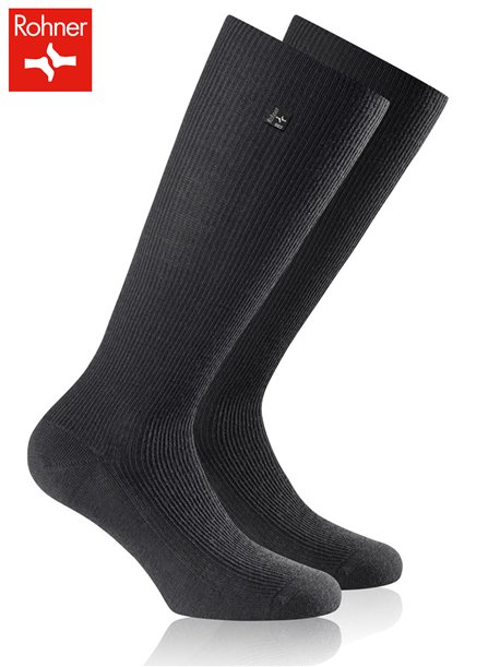 SUPER BW LONG calzini della ditta Rohner - 538 teer/anthrazit