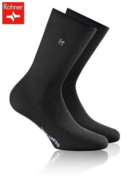 CASUAL calzini di Rohner - 009 nero
