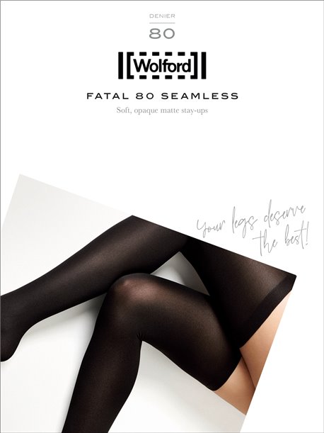 calza autoreggente WOLFORD - FATAL 80