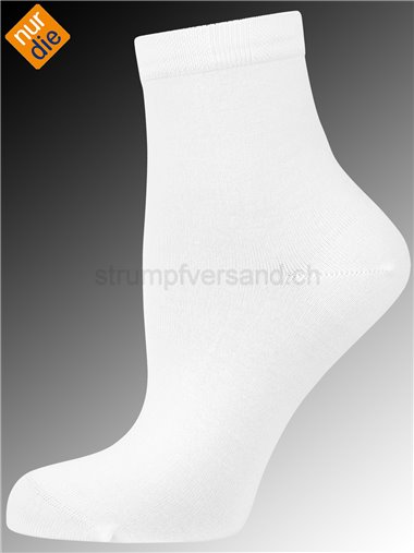 BAMBUS calzini sneaker da donna di Nur Die - 920 bianco