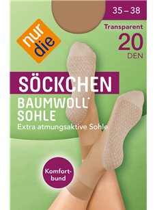Söckchen Baumwollsohle (Set di 3)