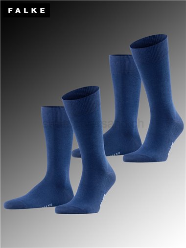 HAPPY 2-PACK calzini da uomo di Falke - 6000 royal blue