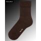 STRIGGINGS RIB calzini da donna di Falke - 5450 dark brown mel.