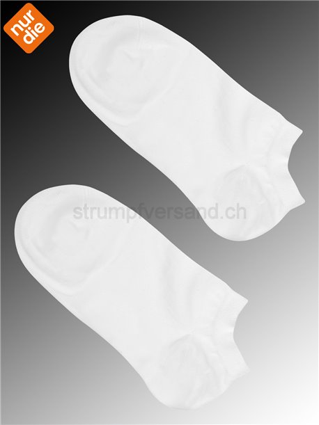 BIO BAUMWOLLE calzini da donna della Nur Die - 920 bianco