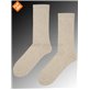 OHNE GUMMI calzini da uomo senza elastane - 617 beige-mel.