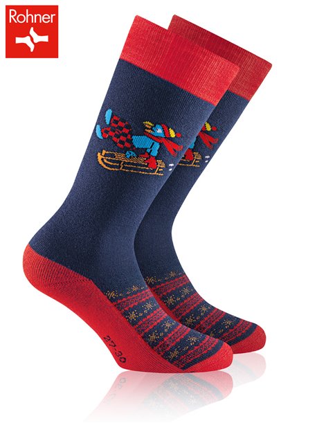 GLOBI SKI calzini Rohner per bambini - 114 vulkan