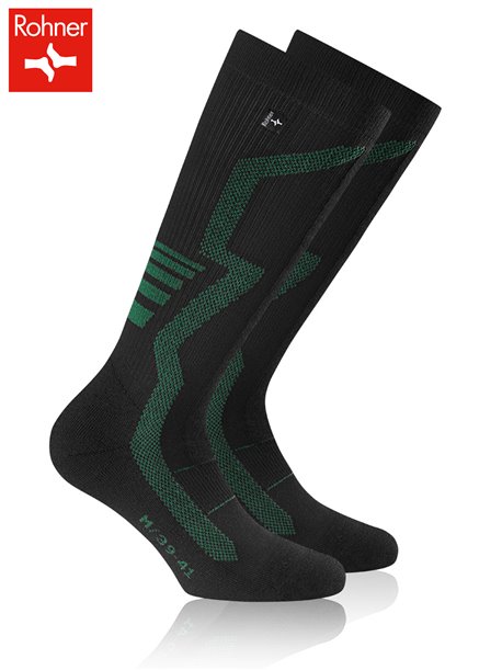 COMPRESSION SKI LIGHT calzini sportivi di Rohner - 221 verde