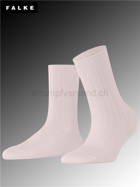 COTTON RIB calzini donna di Falke - 8458 light pink