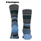 STRIPE calzini da uomo di Burlington - 3000 nero