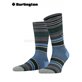 STRIPE calzini per uomo della Burlington - 3000 nero