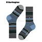 STRIPE calzini della Burlington - 3000 nero