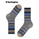 STRIPE calzini della Burlington - 3070 dark grey mel.