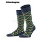 TARTAN calzini da uomo della Burlington - 6120 marine