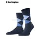 MANCHESTER calzini per uomo della ditta Burlington - 6120 marine