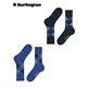 EVERYDAY ARGYLE calzini per uomo della Burlington - 6046 deep blue