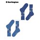 EVERYDAY ARGYLE calzini per uomo della Burlington - 6337 cornflower blue