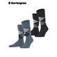 EVERYDAY ARGYLE calzini da uomo della Burlington - 6797 denim mel.