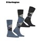 EVERYDAY ARGYLE calzini della Burlington - 6797 denim mel.