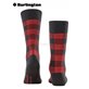 BUFFALO CHECK calzini da uomo di Burlington - 3000 nero