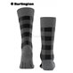 BUFFALO CHECK calzini da uomo di Burlington - 3070 dark grey mel.
