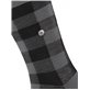 BUFFALO CHECK calzini da uomo della Burlington - 3070 dark grey mel.