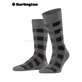 BUFFALO CHECK calzini per uomo della Burlington - 3070 dark grey mel.