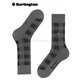 BUFFALO CHECK calzini della Burlington - 3070 dark grey mel.