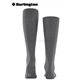 LEEDS calzini al ginocchio da uomo di Burlington - 3070 dark grey mel.