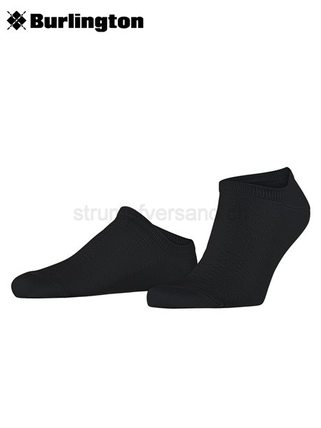 CORNWALL calzini da sneaker di Burlington - 3000 nero