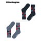 EVERYDAY ARGYLE calzini della Burlington - 6797 denim mel.