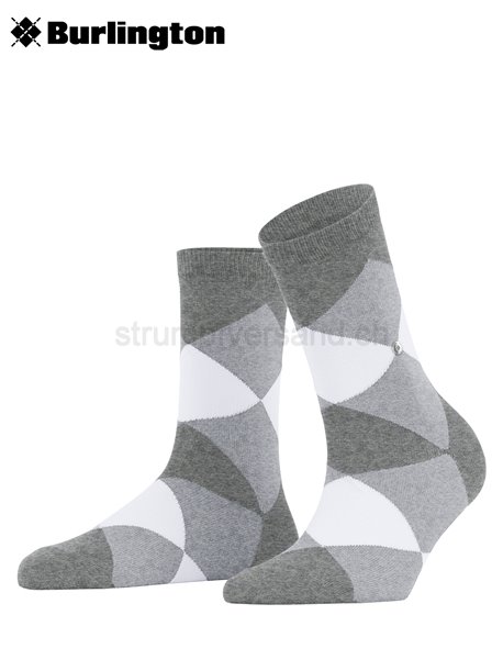 BONNIE calzini per donna della Burlington - 3390 light grey mel.
