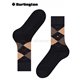 PRESTON calzini per uomo della Burlington - 3014 black-sahara
