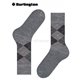 PRESTON calzini per uomo della Burlington - 3400 light grey
