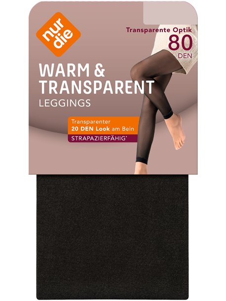 WARM & TRANSPARENT - Leggings della Nur Die