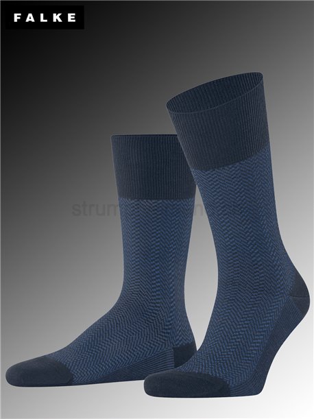 AIRPORT HERRINGSTRIPE calzini per uomo di Falke - 6116 space blue