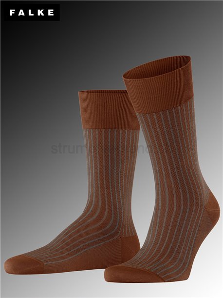 OXFORD STRIPE calzini per uomo di Falke - 5035 terracotta OXFORD STRIPE calzini per uomo di Falke - 5035 terracotta