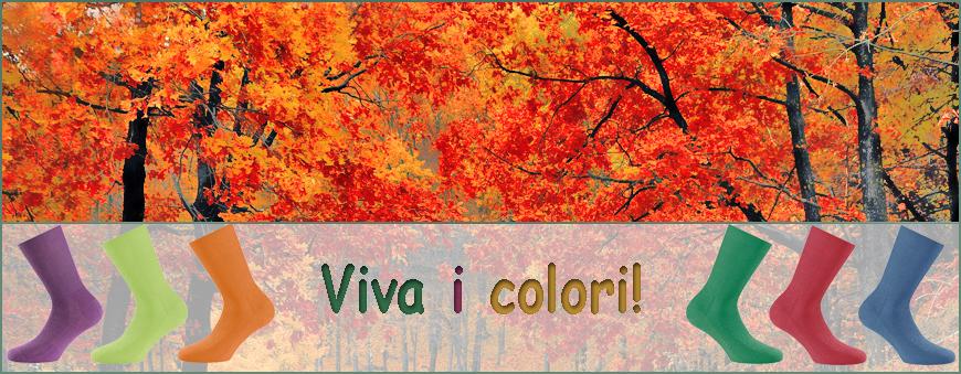 Verso l'autunno con calzini colorati